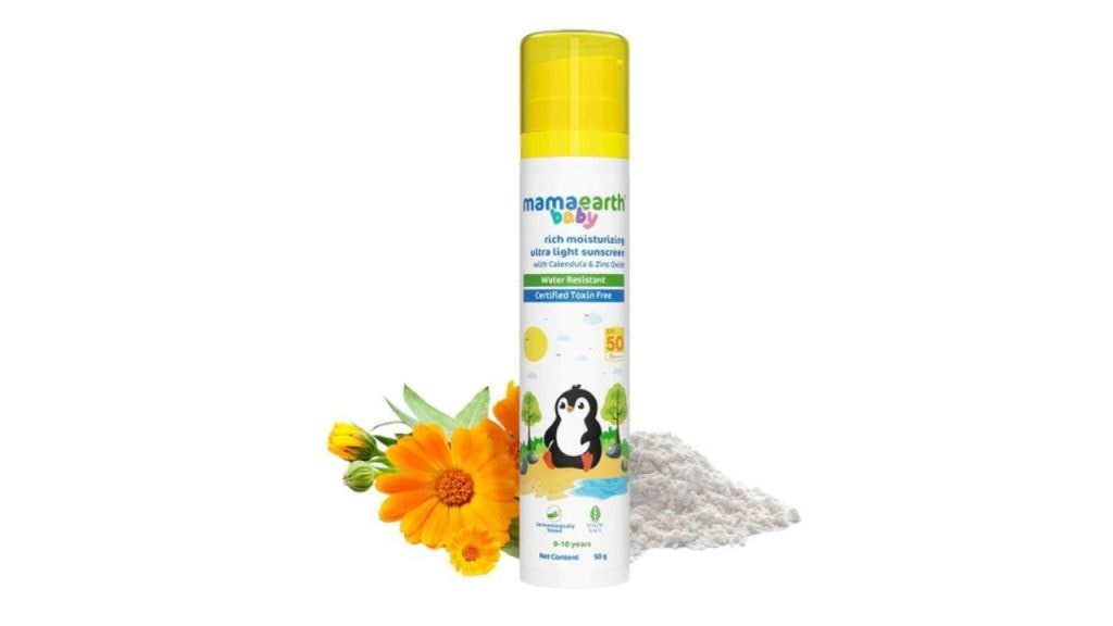 Mamaearth Baby Rich Moisturising Ultra-Light Sunscreen