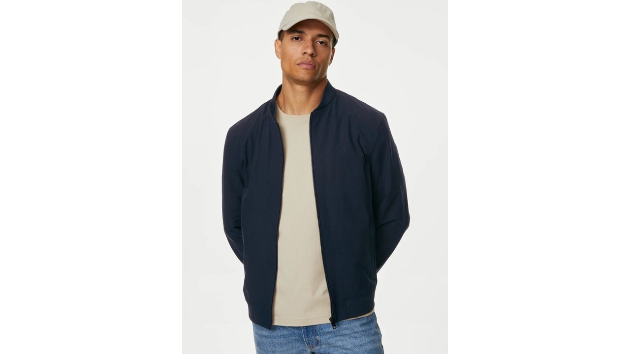 Marks & SpencerMandarin Collar Bomber Jacket