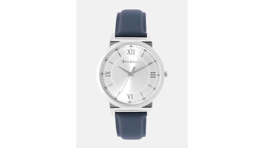 Mast & Harbour Unisex Brass Dial & Leather Straps Analogue Watch