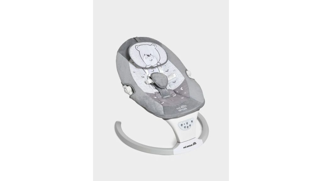 MiArcus Electric Baby Swing Cradle with Remote, Safety Belt, Soothing Vibration & Music