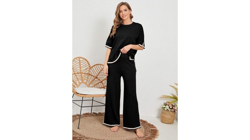Moda Rapido Round Neck T-shirt With Trouser Co-Ords