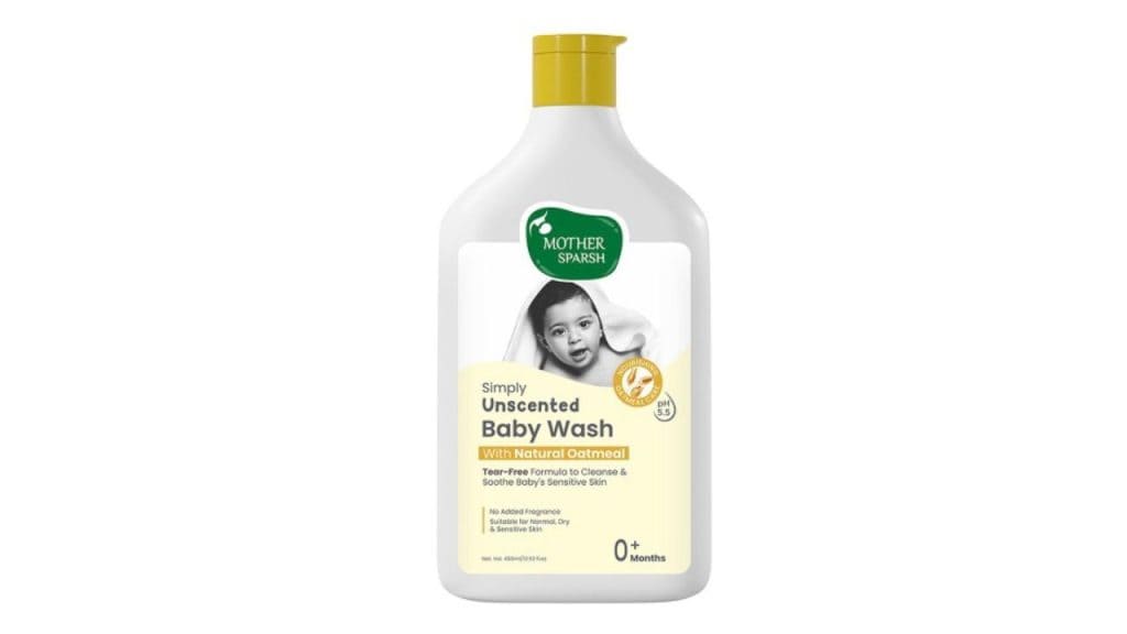 Mother Sparsh Simply Unscented Baby Wash With Natural Oat Meal