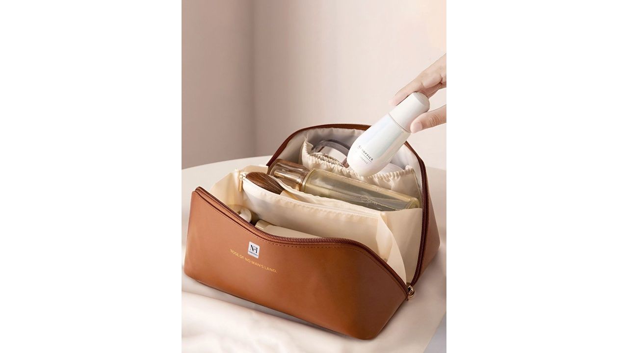 NFI essentials Printed Cosmetic Makeup Pouch