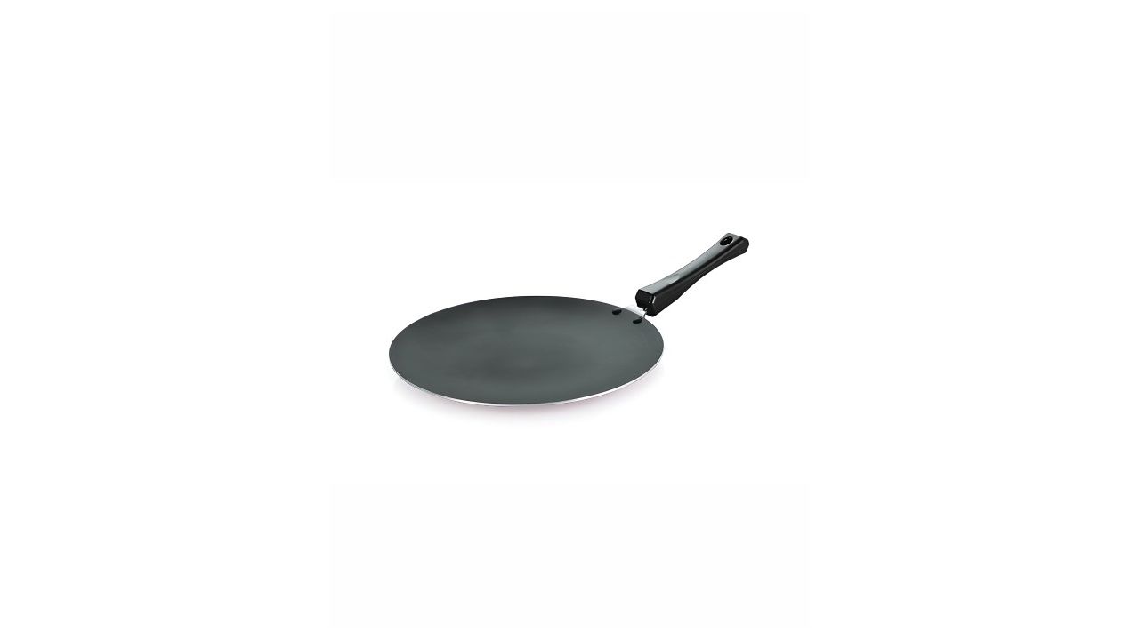 NIRLON Red & Black Aluminium Dishwasher Safe Tawa