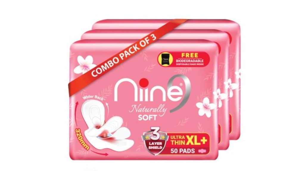 Niine Set of 3 XL+ Naturally Soft Sanitary