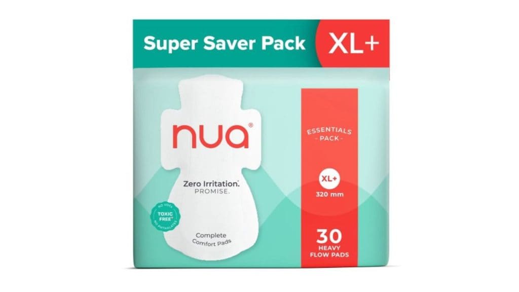 Nua Complete Comfort 30 Heavy Flow pads