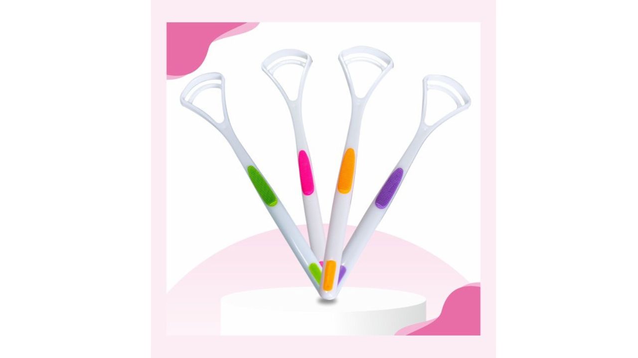 Nurpi Plastic Tongue Cleaner for Oral Care & Bad Breath