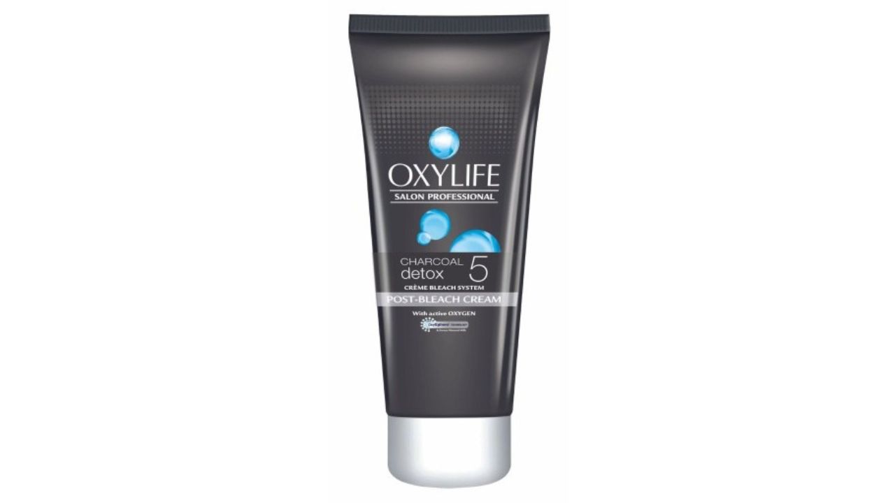 OXYLIFE Salon Professional Charcoal Detox 5 Creme Bleach System - 310g
