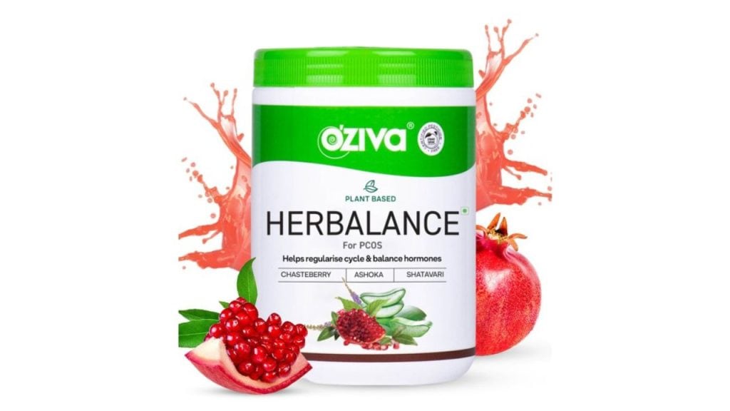 OZiva Plant Based Herbalance Powder With Chasteberry & Ashoka For PCOS - 200g