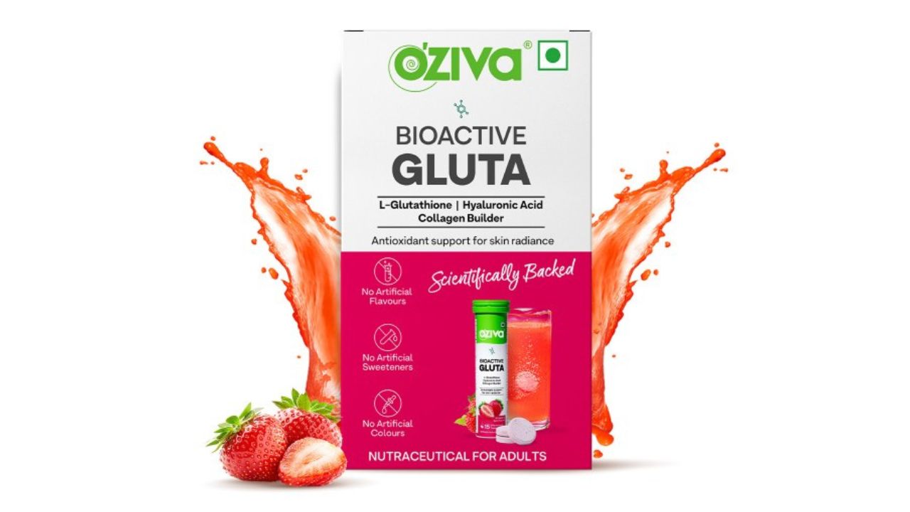 OZiva Set Of 2 Bioactive Gluta Fizzy Tablets - 15 Tablets Each