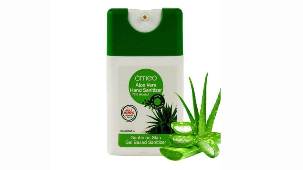 Omeo Aloe Vera Pocket Hand Sanitizer Gel With Calendula