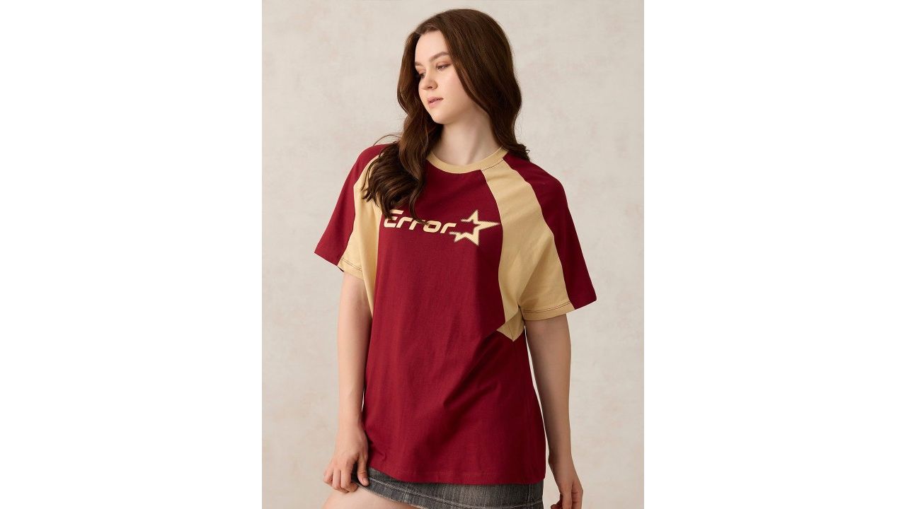 Outzidr Varsity Graphic Raglan T-Shirt