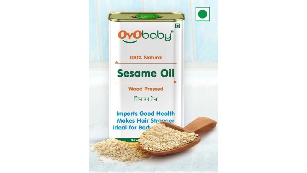 OyO Baby Wood Pressed Pure Natural Sesame Oil Extract With Kachi Ghani - 200ml