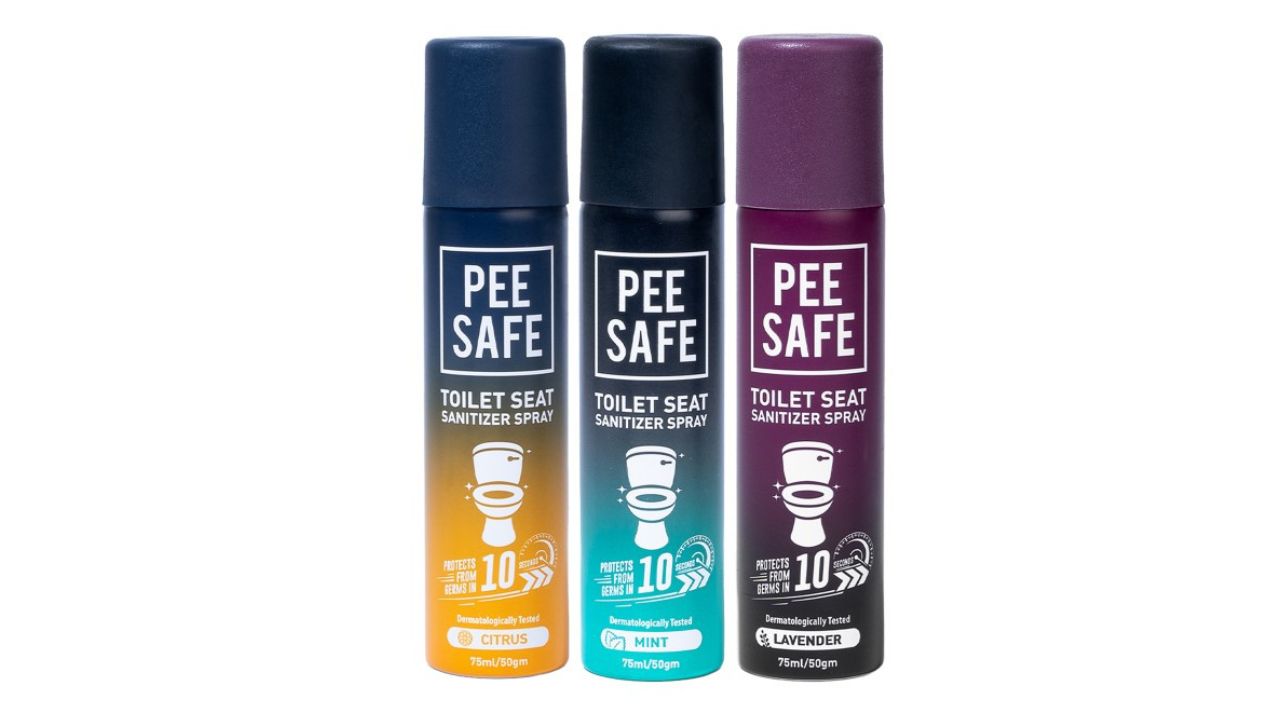 PEESAFE Set of 3 Toilet Seat Sanitizer Spray