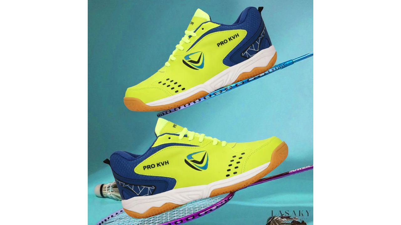 PRO KVH 2.0 Memory Foam Badminton Shoes for Men | Non-Marking Gum Sole Shoes