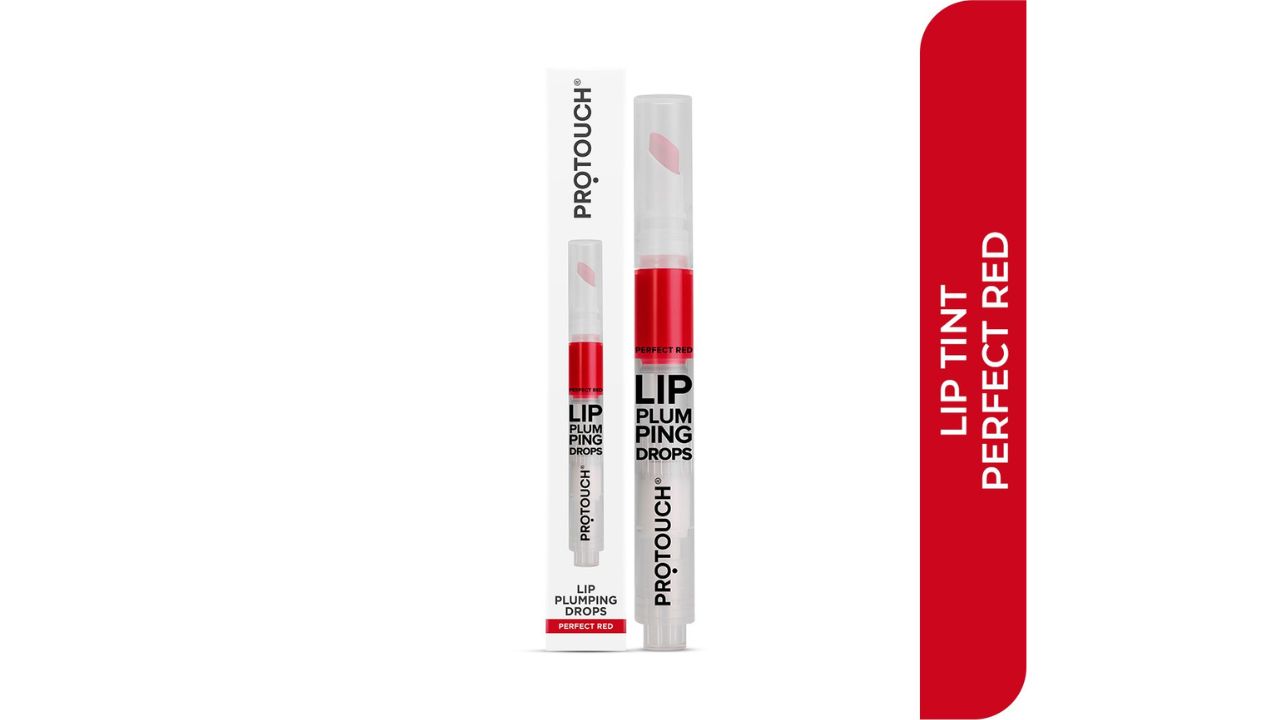 PROTOUCHLong Lasting Lip Plumping Tint with Grapeseed Extracts 2.8 ml - Perfect Red