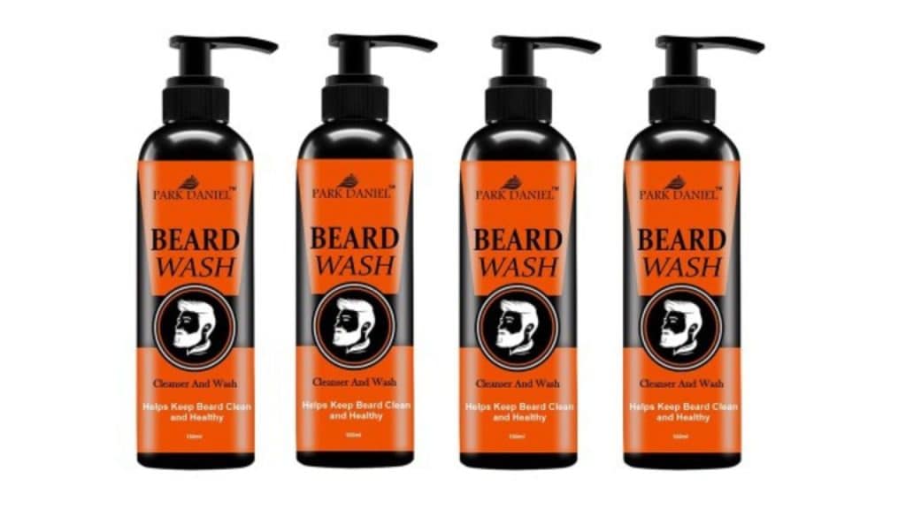 Park Daniel Men Set Of 4 Nutmeg Infused Beard Wash- 100 ml Each