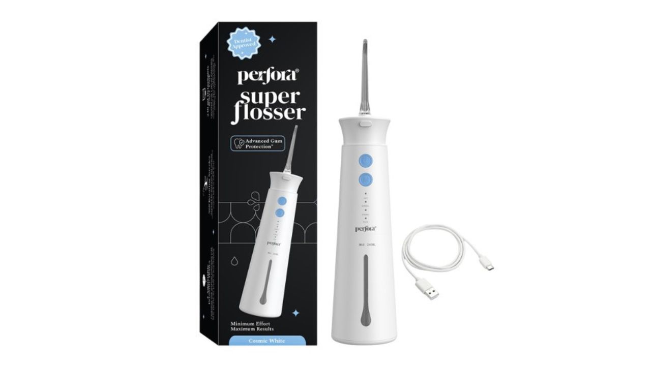 Perfora Super Flosser - Cosmic White