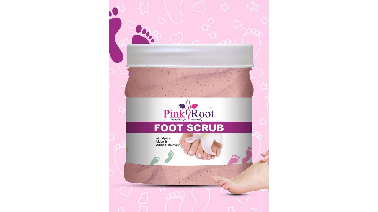 Pink Root Foot Scrub With Apricot & Jojoba - 500ml