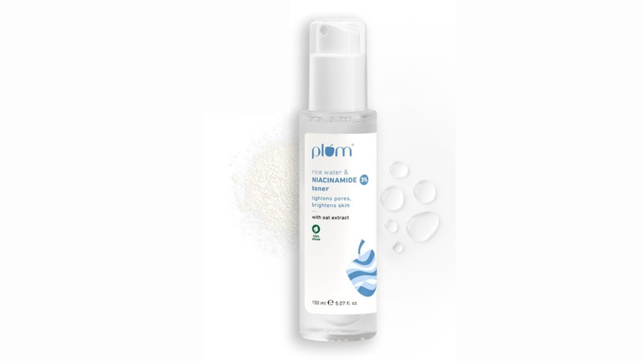 Plum 3% Niacinamide Alcohol-Free Toner With Rice Water