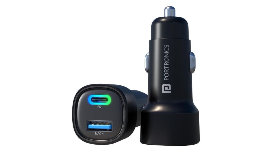 Portronics 80W Fast Car Charger