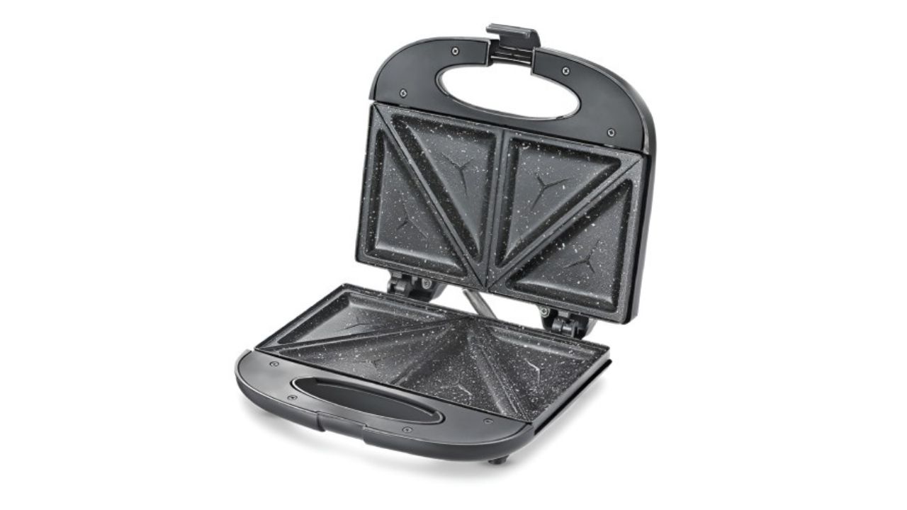 Prestige Black PSFSP Spatter Coated Non-Stick Sandwich Toaster