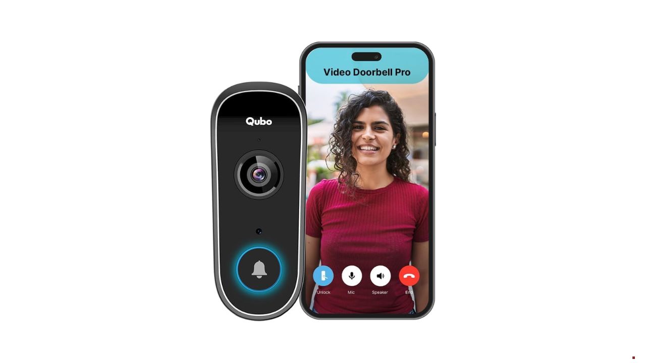 Qubo Smart Wi-Fi Video Doorbell Pro