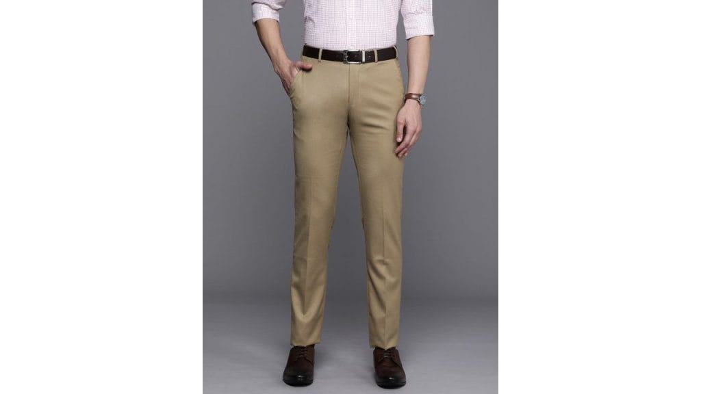Raymond Men Slim Fit Formal Trousers