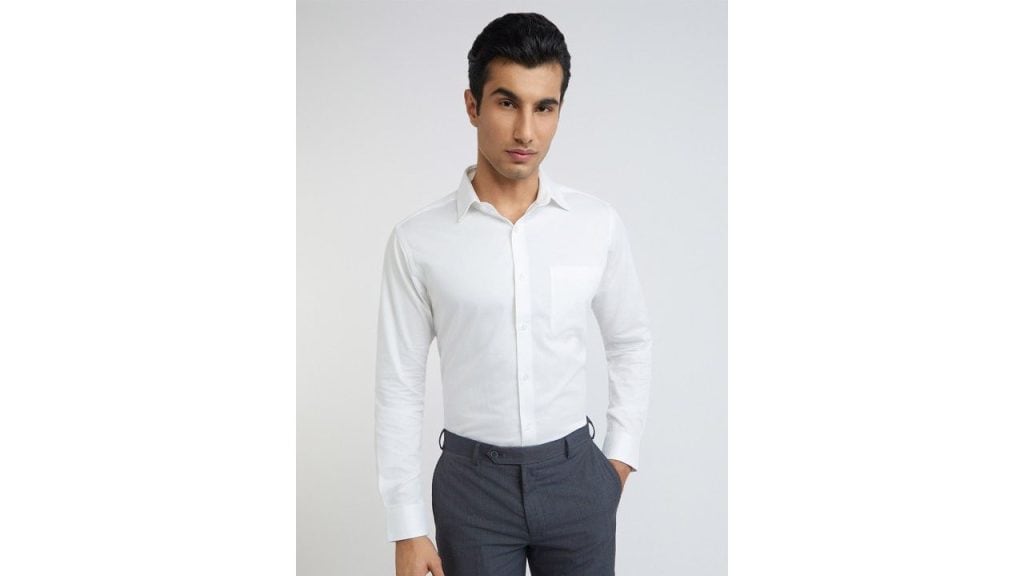Raymond Pure Cotton Slim Fit Formal Shirt