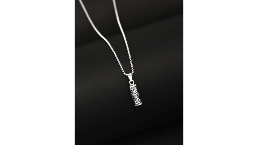 Roadster Men White Silver-Plated Bohemian Chain