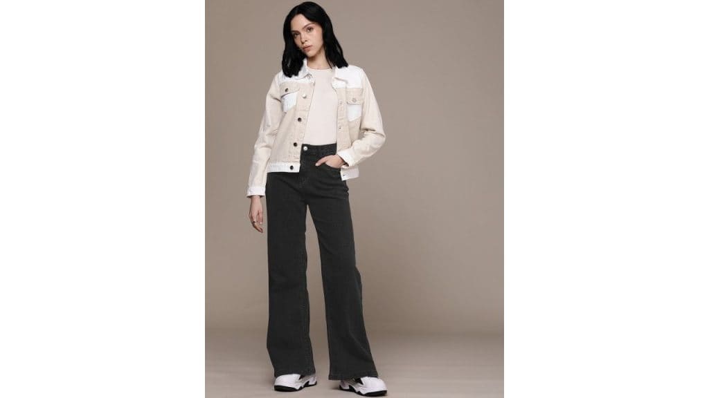 Roadster The Life Co. Women Wide Leg High-Rise Light Fade Stretchable Jeans