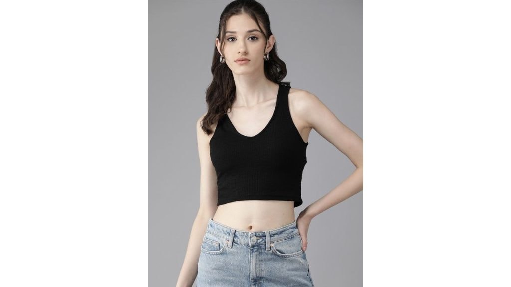 Roadster The Lifestyle Co. Ribbed Tank Crop Top