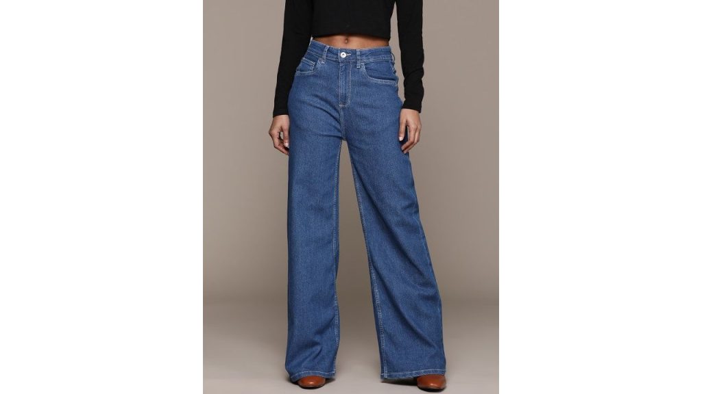 Roadster The Lifestyle Co. Women Wide Leg High-Rise Jeans