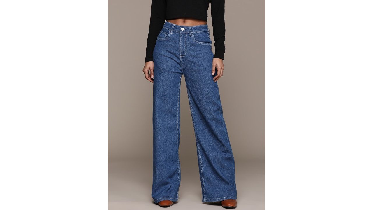 Roadster The Lifestyle Co. Women Wide Leg High-Rise Jeans