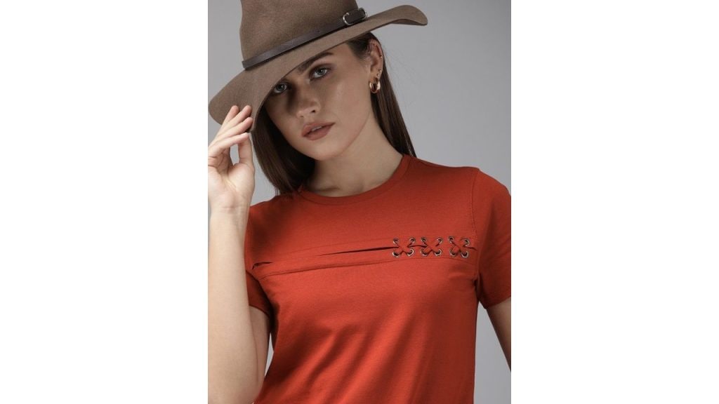 Roadster Women Red Solid Top
