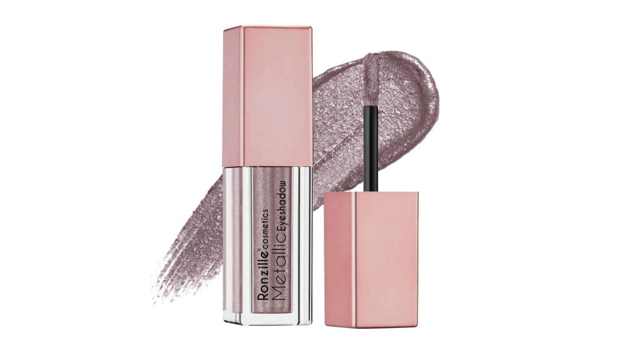 Ronzille Metallic Long Lasting Glitter Liquid Eyeshadow 5 ml - Smoky 04