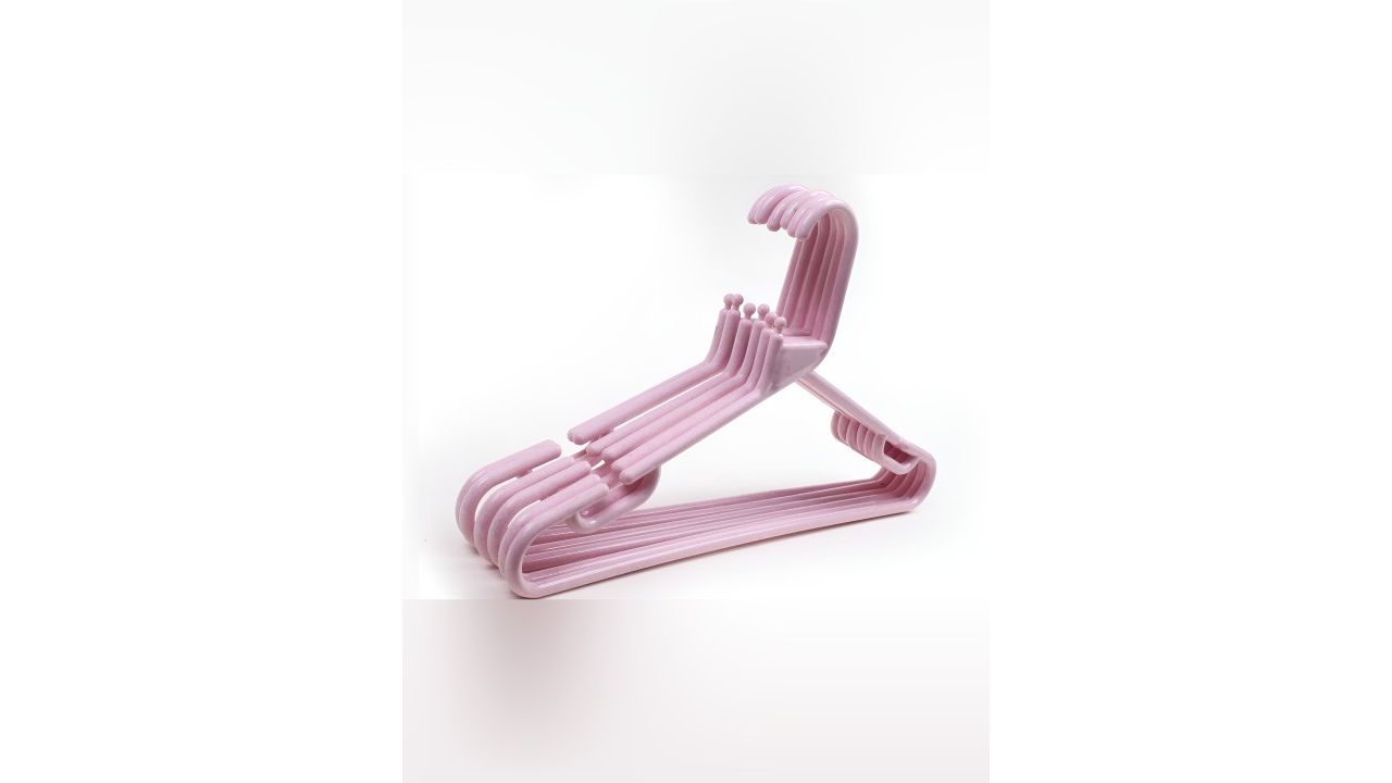 SINAL Pink 6 Pieces Saree Hangers