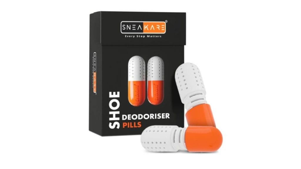 SNEAKARE Set of 2 Pills Shoe Deodorant Pills Shoe Care for Sneaker Odor Remover