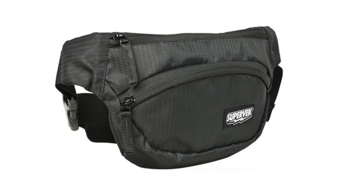 SUPERVEK Unisex Mini Fanny Travel Crossbody Waist Pouch
