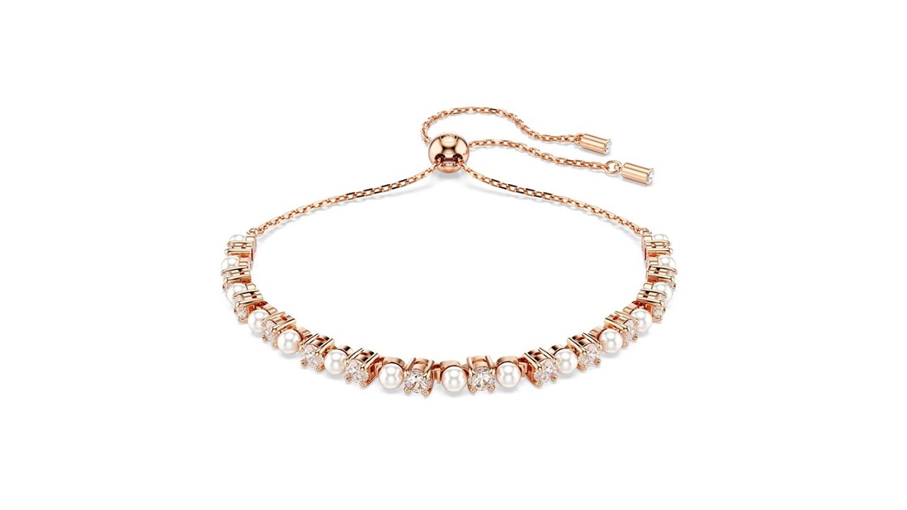 SWAROVSKICrystal-Studded Chain Bracelet