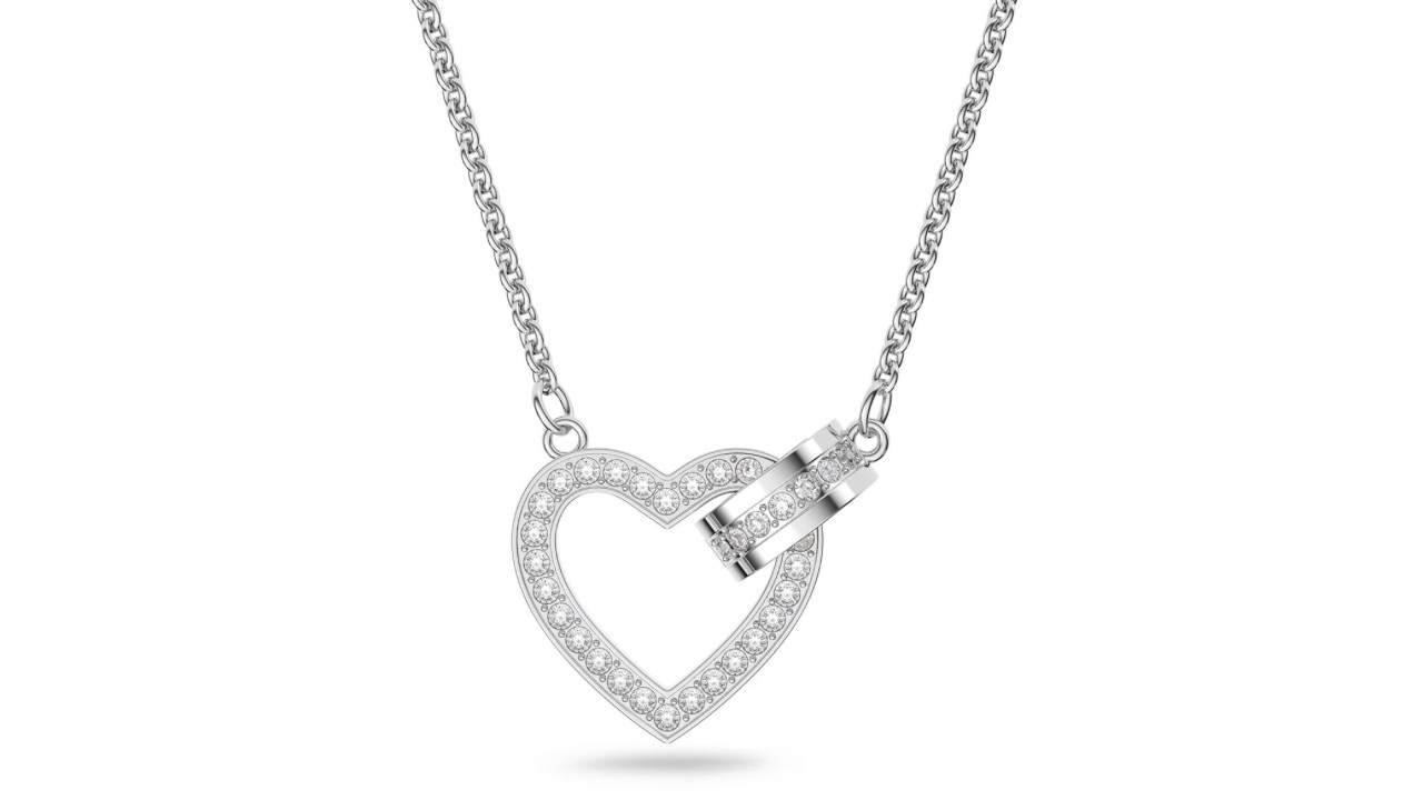 SWAROVSKISilver-Toned Rhodium-Plated Chain