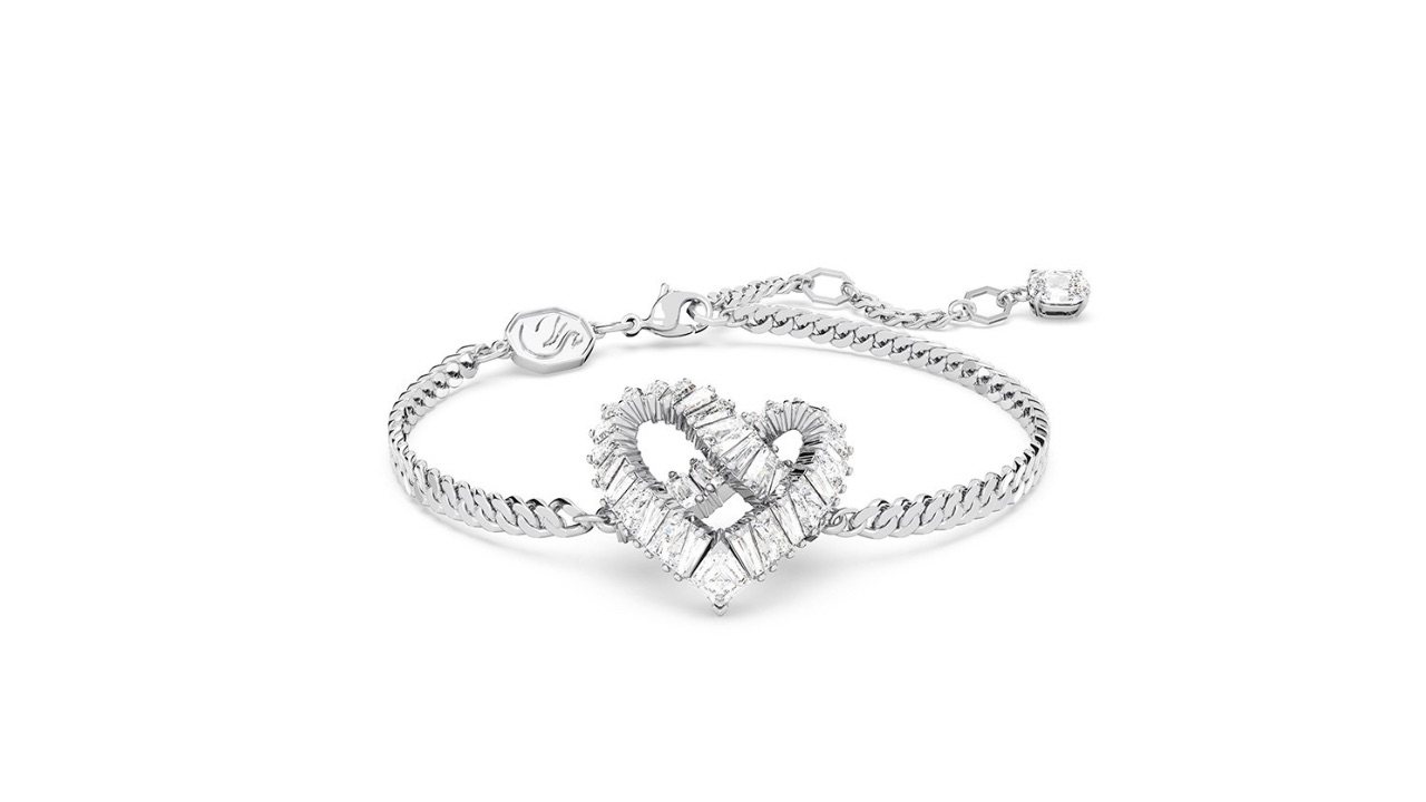 SWAROVSKIWomen Matrix Bracelet HRT Woven WHI:RHS Bracelet