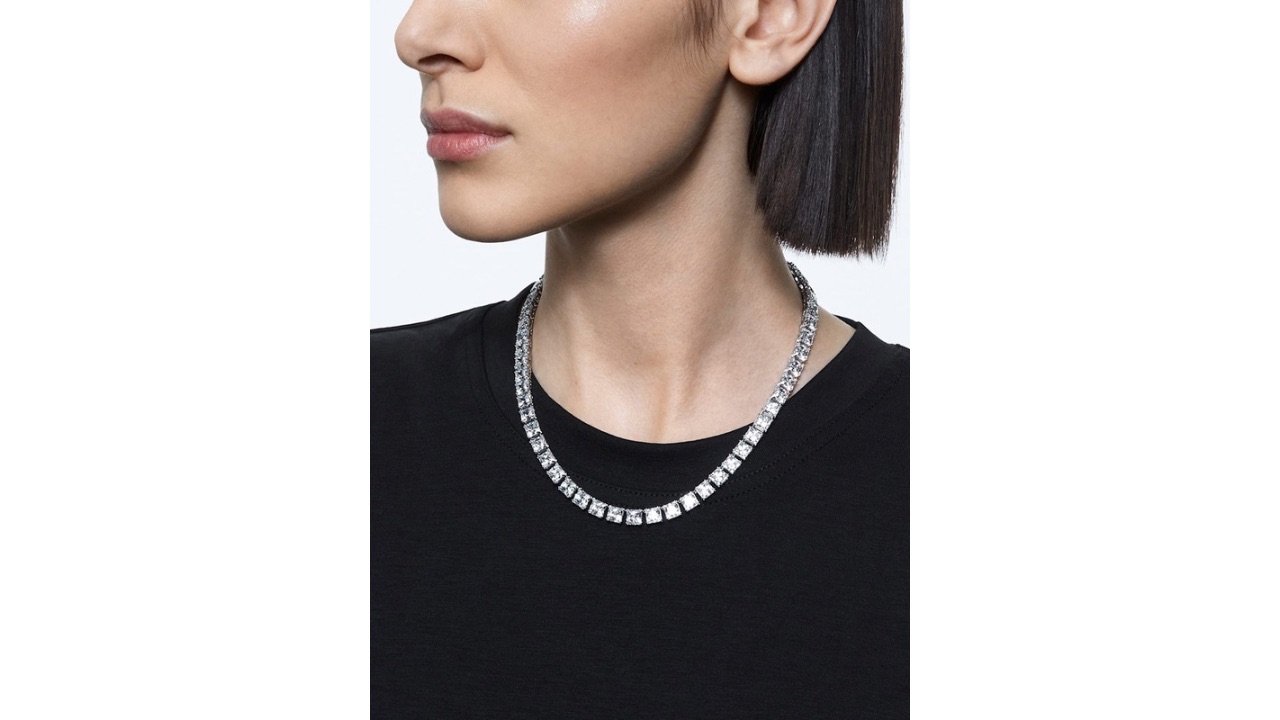 SWAROVSKIWomen White Rhodium-Plated Necklace