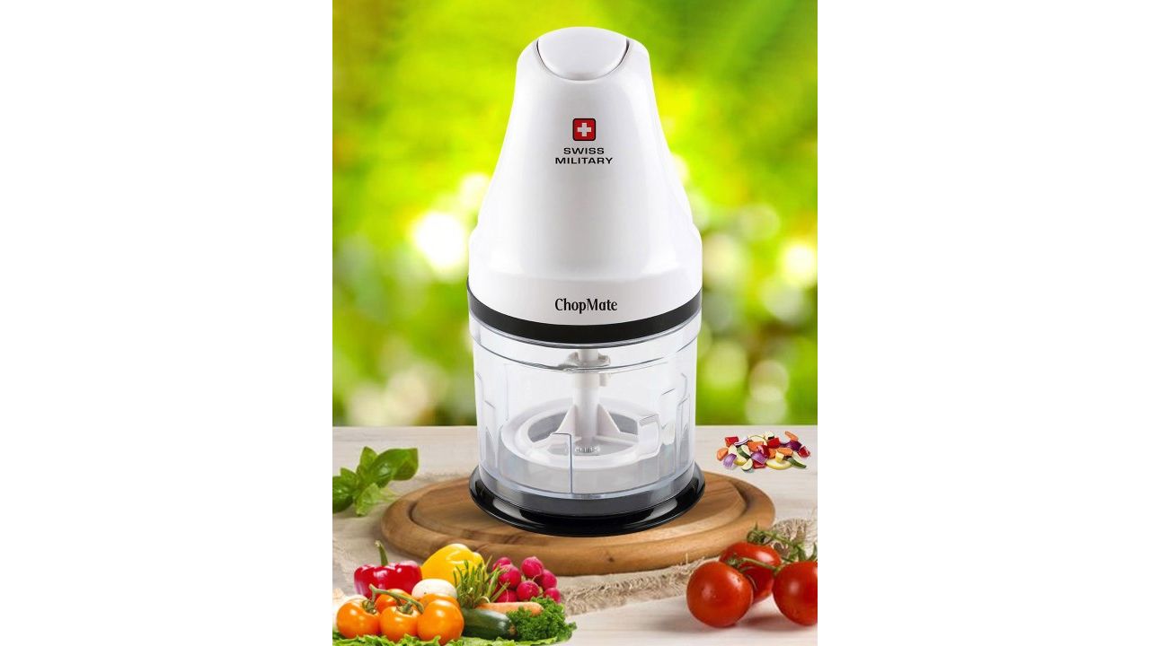 SWISS MILITARY Chopmate White Electric Chopper 500 ml