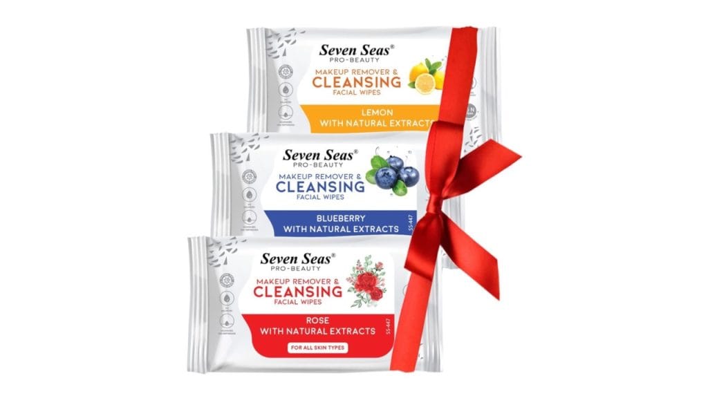 Seven SeasSet Of 3 Makeup Remover & Cleansing Facial Wipes 150ml
