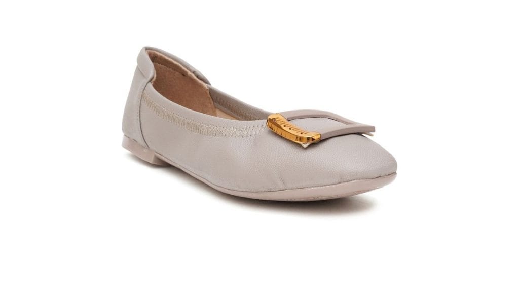 Sherrif ShoesWomen Embellished Mules Flats with Buckles