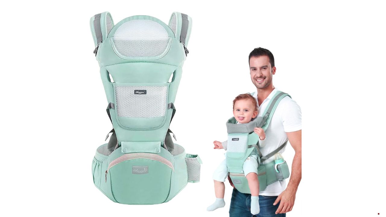 Snowie Soft 6 In 1 Green Baby Carrier