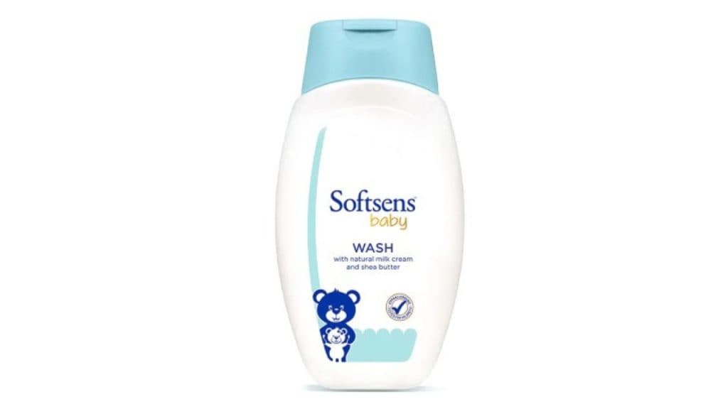 Softsens Set Of 3 Baby Natural Milk Cream & Shea Butter Body Wash