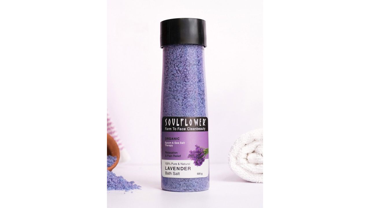 Soulflower Lavender Epsom Bath Salt