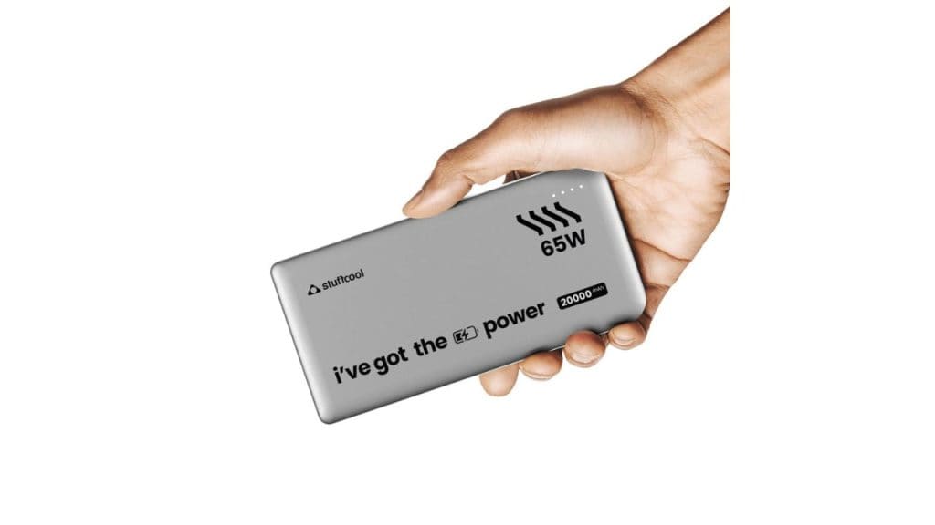 Stuffcool Major Ultra 65W PD Super Fast Charging 20000mAh Laptop Powerbank